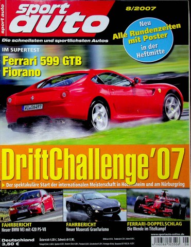Deckblatt Sport Auto (08/2007)